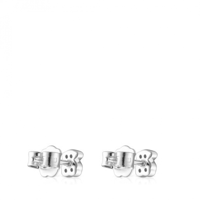 Tous New Motif With Amethyst Bear Ohrringe Silber | Österreich-CFENKX157