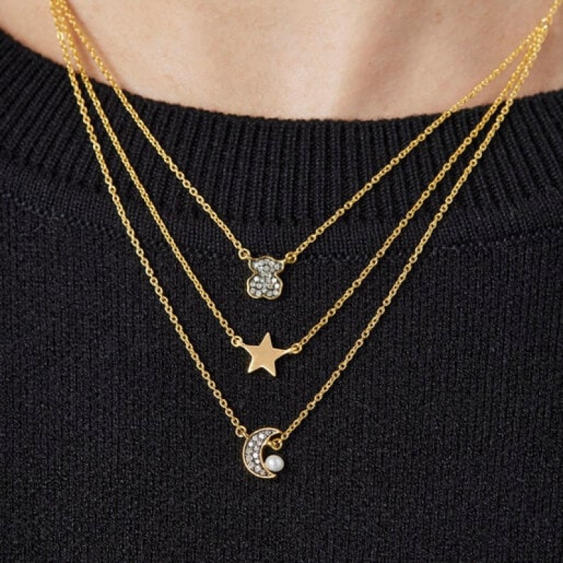 Tous Nocturne With Diamonds Halskette Gold | Österreich-LOJYWZ241