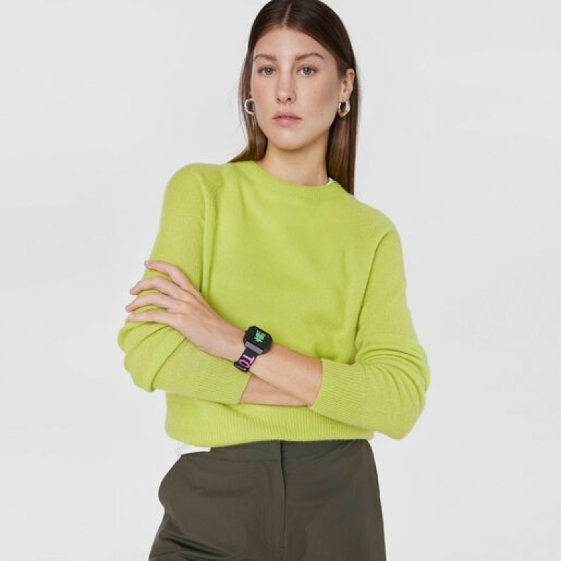 Tous Nylon Riemen Silikon Riemen B Connect Smartwatches Grün | Österreich-UZCTHP071