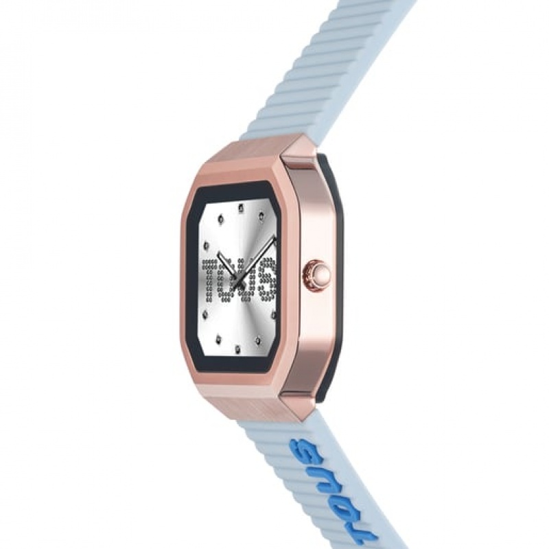 Tous Nylon Riemen Silikon Riemen B Connect Smartwatches Hellblau | Österreich-DGXWJZ293