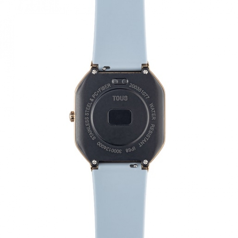 Tous Nylon Riemen Silikon Riemen B Connect Smartwatches Hellblau | Österreich-DGXWJZ293