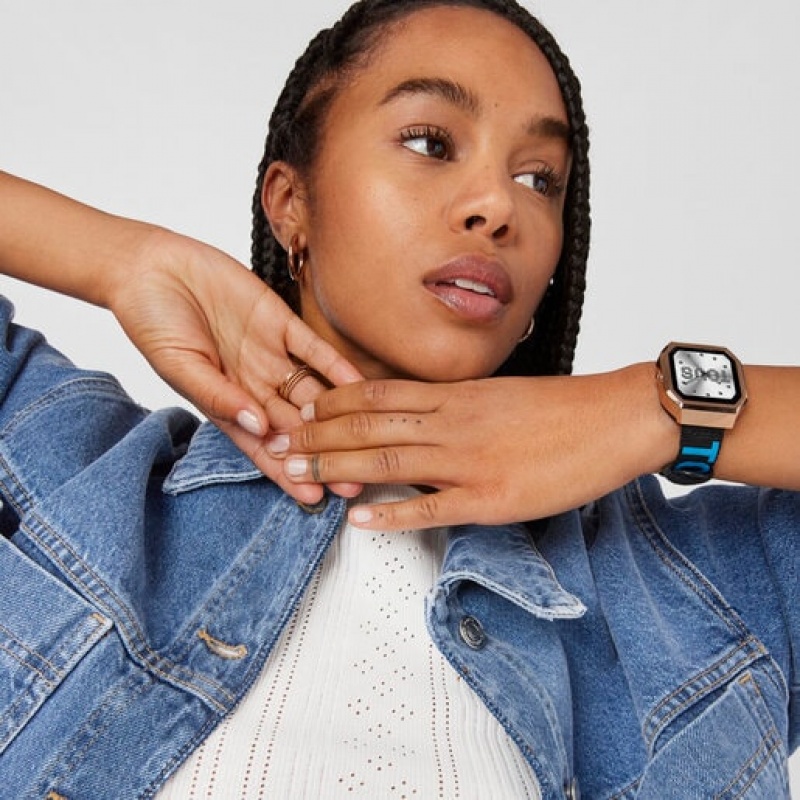 Tous Nylon Riemen Silikon Riemen B Connect Smartwatches Hellblau | Österreich-DGXWJZ293