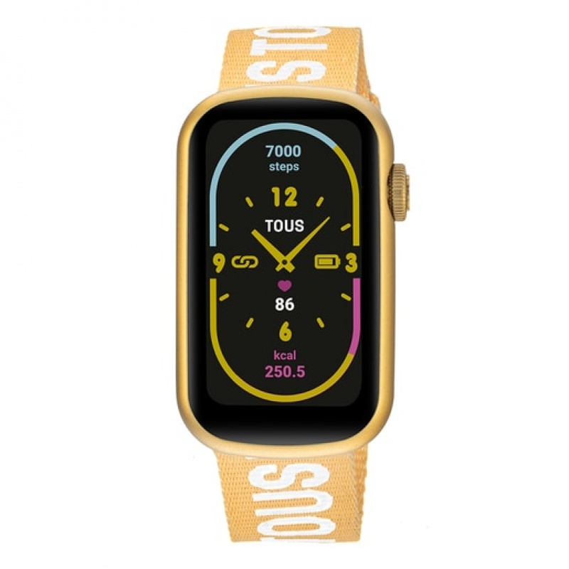 Tous Nylon Riemen Silikon Riemen T Band Smartwatches Weiß | Österreich-VEIJST570