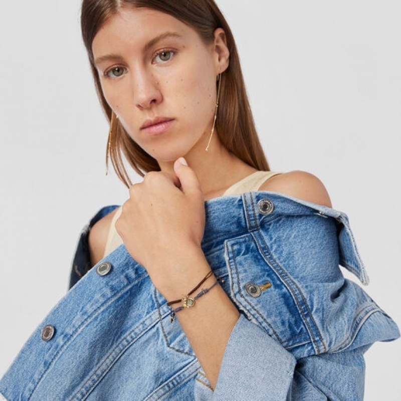 Tous Nylon Virtual garden With Labradorite Armband Schwarz | Österreich-QPBVCD782