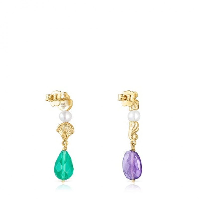Tous Oceaan With Gemstones Ohrringe Gold | Österreich-ETXBDW821