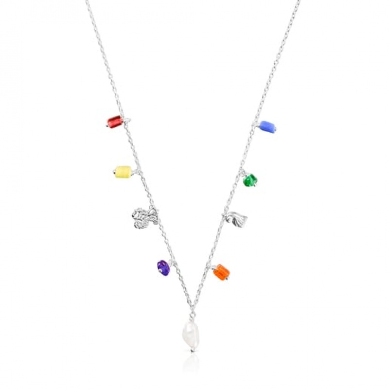 Tous Oceaan With Pearls Halskette Silber | Österreich-RJFGKX574