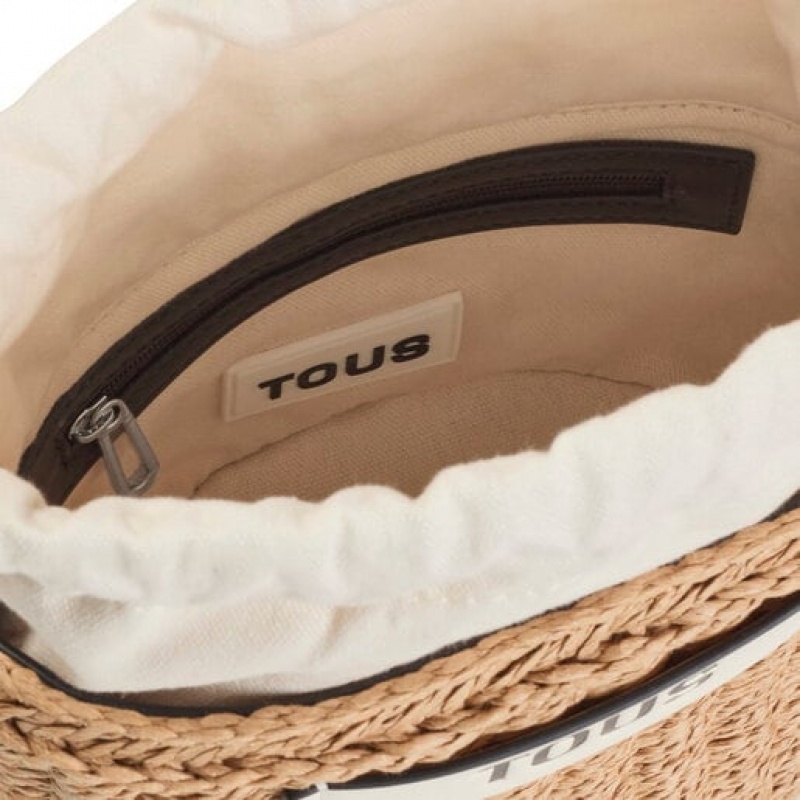 Tous One- Scoubidou Schultertasche Braun | Österreich-JGCWKB372