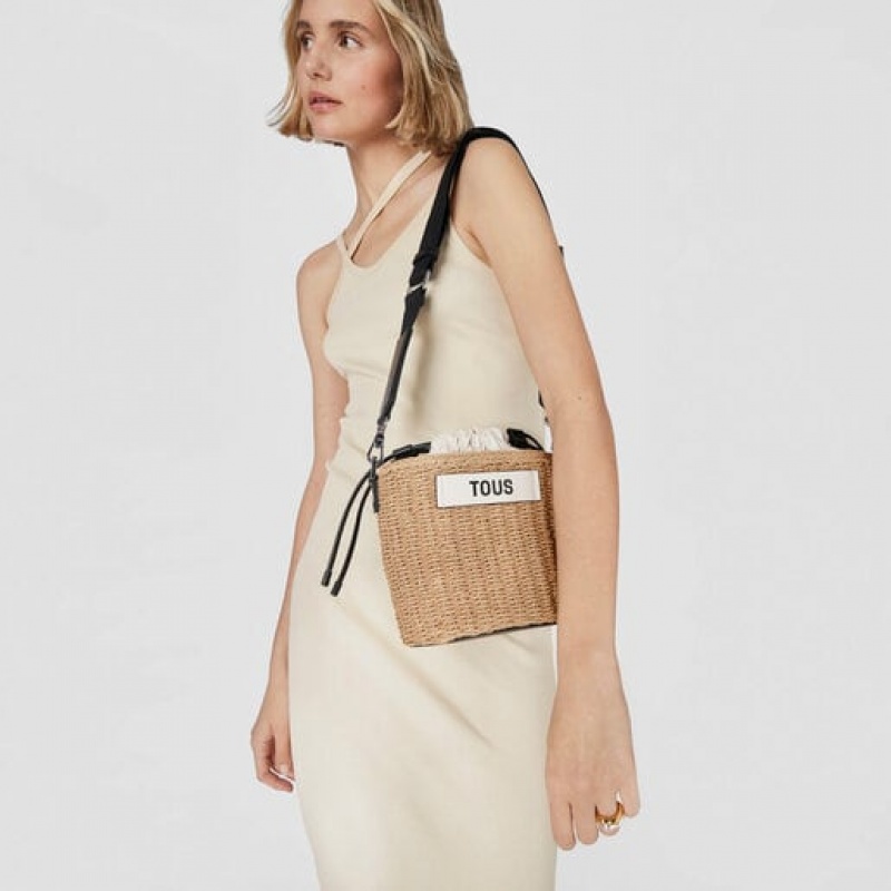 Tous One- Scoubidou Schultertasche Braun | Österreich-JGCWKB372