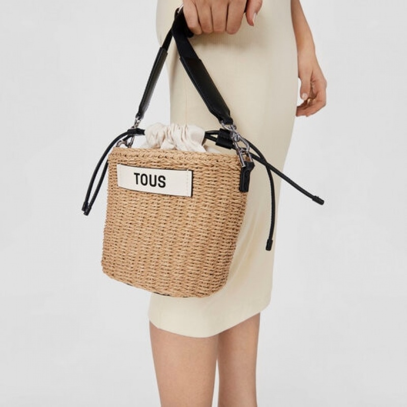 Tous One- Scoubidou Schultertasche Braun | Österreich-JGCWKB372