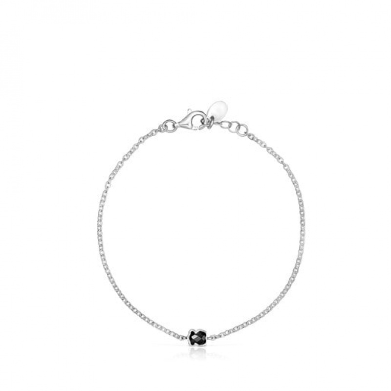 Tous Onyx 04cm Mini Onix Armband Silber | Österreich-WGSLBH021