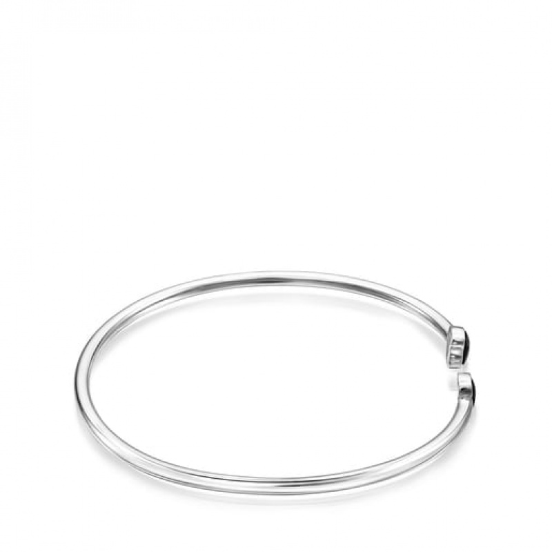Tous Onyx 55cm Mini Onix Armband Silber | Österreich-NZHGKB861