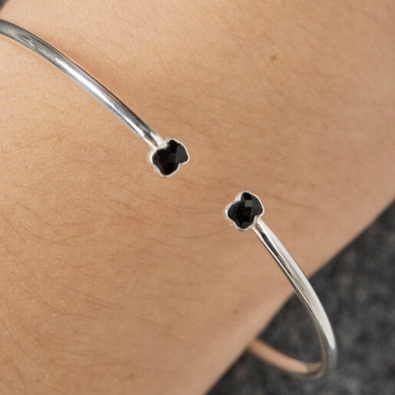 Tous Onyx 55cm Mini Onix Armband Silber | Österreich-NZHGKB861