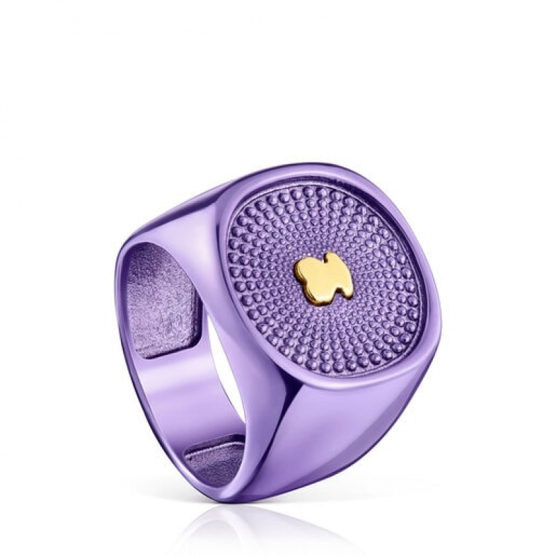 Tous Oursin Seal Ring Rosa Gold | Österreich-PMVUHG762