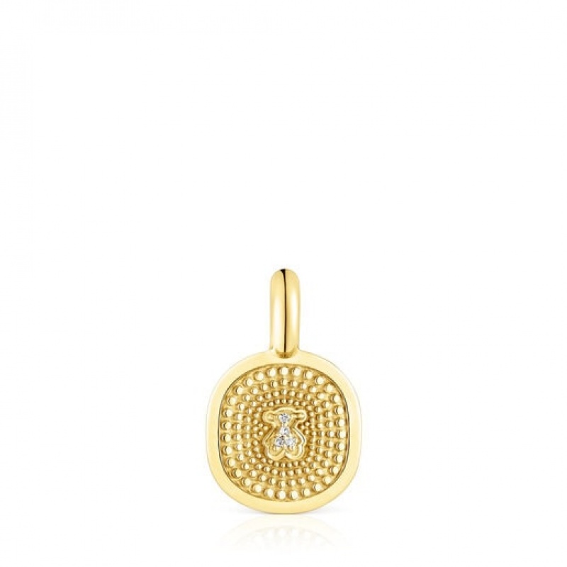Tous Oursin With 0 01ct Diamonds Anhänger Gold | Österreich-GIDUMO520
