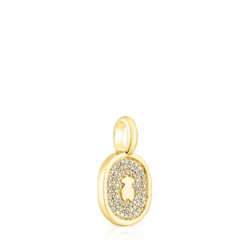 Tous Oursin With 0 21ct Diamonds Anhänger Gold | Österreich-ELBIPF819