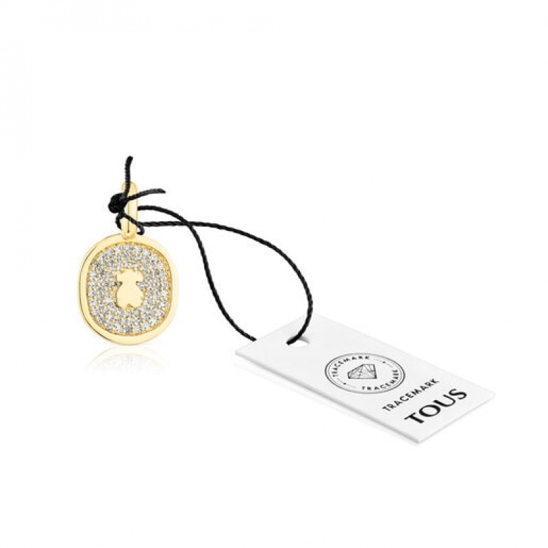 Tous Oursin With 0 21ct Diamonds Anhänger Gold | Österreich-ELBIPF819