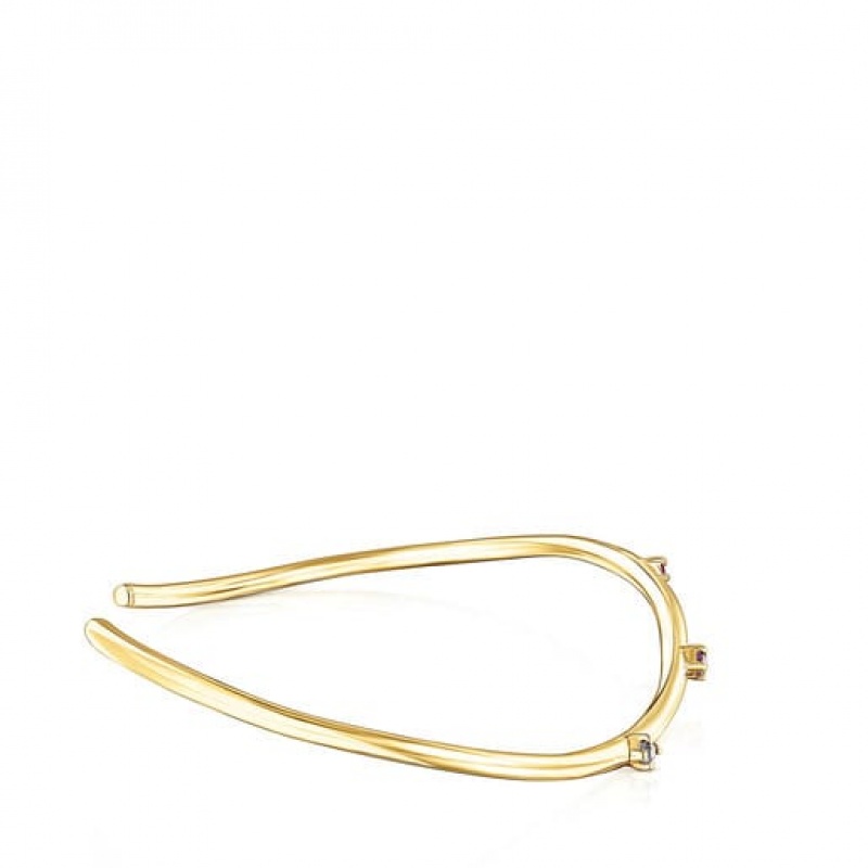 Tous Oval Magic Nature With Gemstones Armband Gold | Österreich-FJMURV862