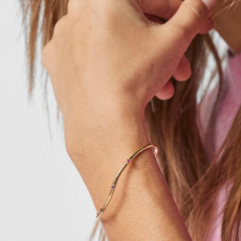 Tous Oval Magic Nature With Gemstones Armband Gold | Österreich-FJMURV862