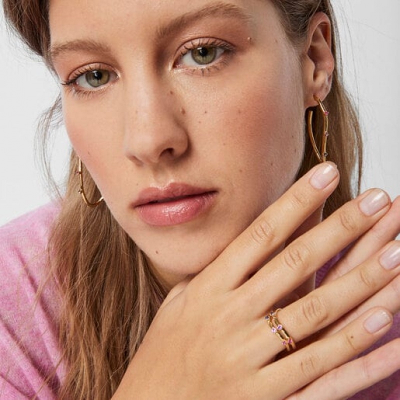 Tous Oval Magic Nature With Gemstones Ring Gold | Österreich-ZBKUMV835