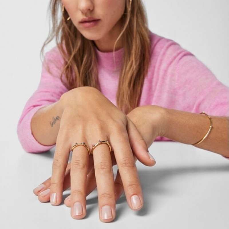 Tous Oval Magic Nature With Gemstones Ring Gold | Österreich-ZBKUMV835
