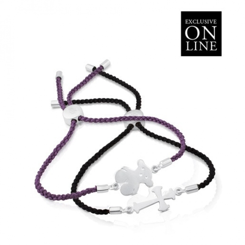 Tous Pack Of Idol Tenderness Tradition Armband Schwarz Silber | Österreich-CRVQYM251