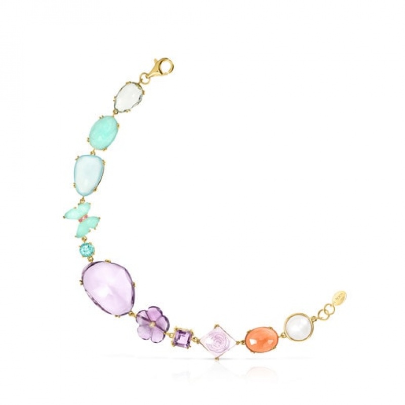 Tous Pealrs Gemstones Vita Armband Mehrfarbig | Österreich-NJHFBZ210