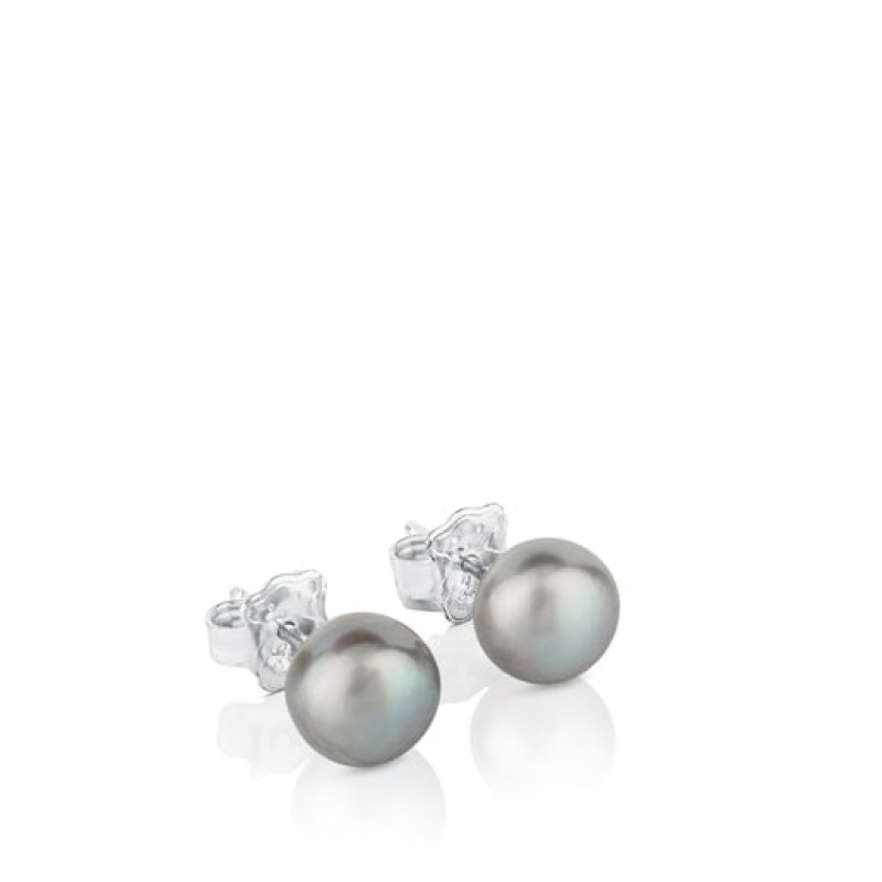 Tous Pearl With Pearl Ohrringe Silber | Österreich-QPJWVZ879
