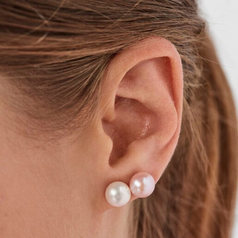 Tous Pearl With Pearl Ohrringe Silber | Österreich-QPJWVZ879