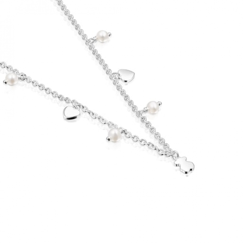 Tous Pearls Cool Joy Halskette Silber | Österreich-IMYPCO806