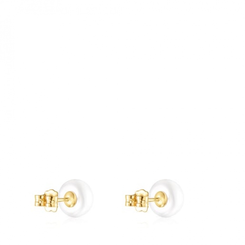 Tous Pearls Pearls Ohrringe Gold | Österreich-PVYGDA120