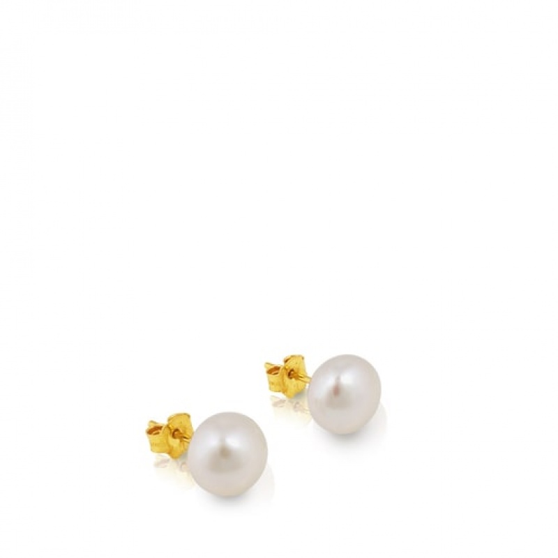 Tous Pearls Pearls Ohrringe Gold | Österreich-PVYGDA120