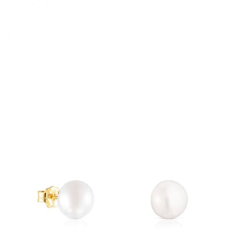 Tous Pearls Pearls Ohrringe Gold | Österreich-PVYGDA120