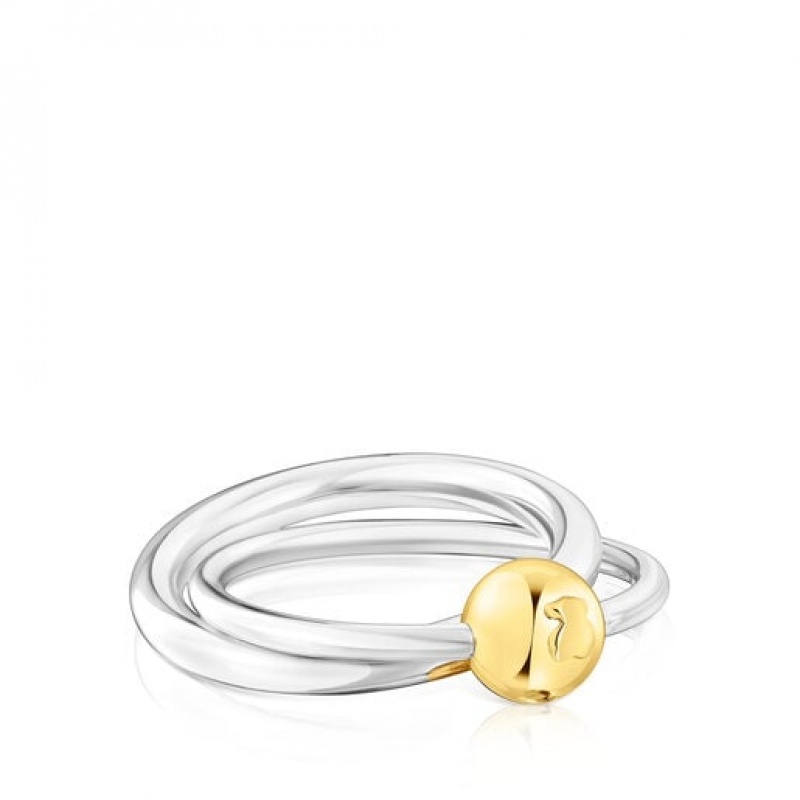 Tous Plump Double Ring Silber | Österreich-CRSWMF408