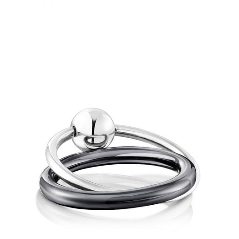 Tous Plump Double Ring Silber | Österreich-MTVEUN630