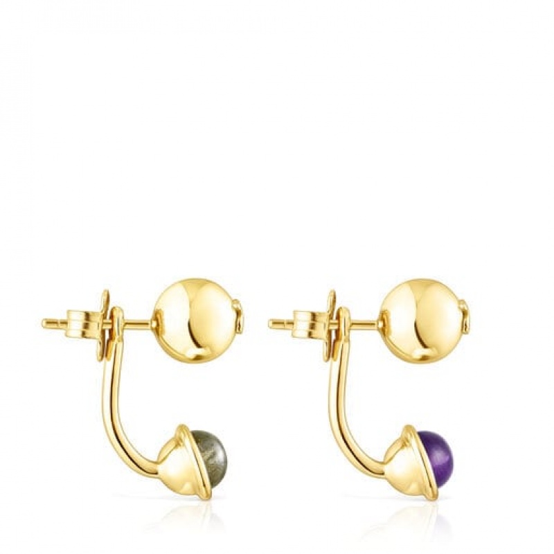 Tous Plump With Gemstones Ohrringe Gold | Österreich-PDIUGO032