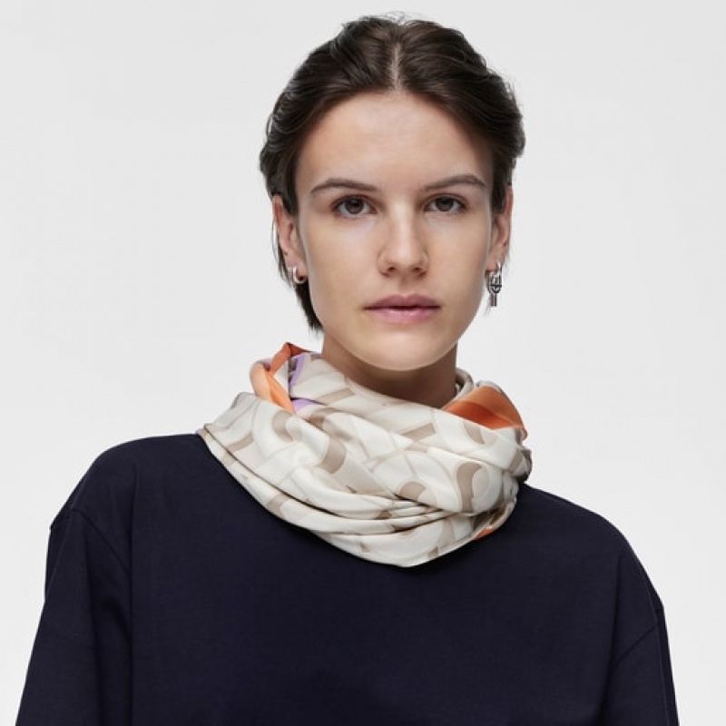 Tous Polyester Manifesto Schal Beige | Österreich-YERMUB791