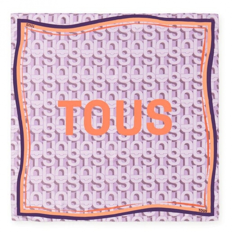 Tous Polyester Manifesto Schal Lila | Österreich-CXQKAR124