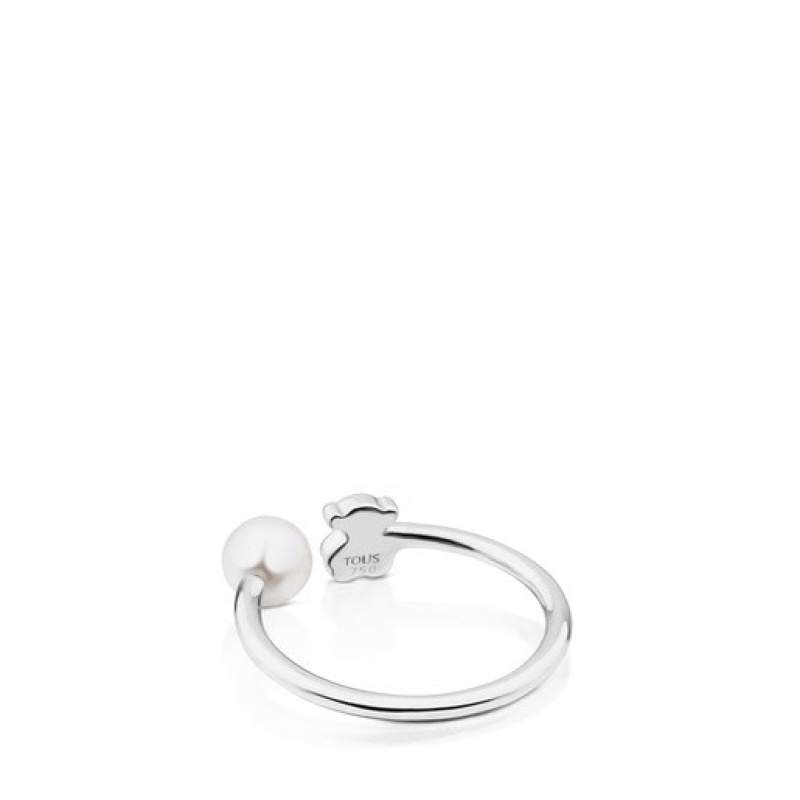 Tous Puppies With Diamond Ring Silber | Österreich-ZIOSNV851