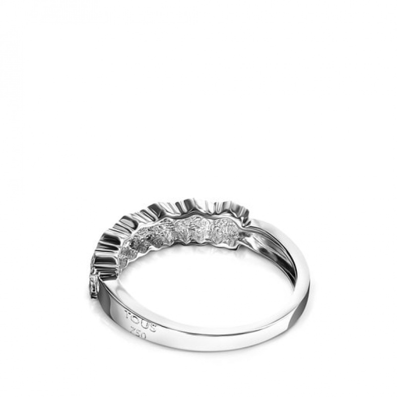 Tous Puppies half band Ring Silber | Österreich-EVTFJB583