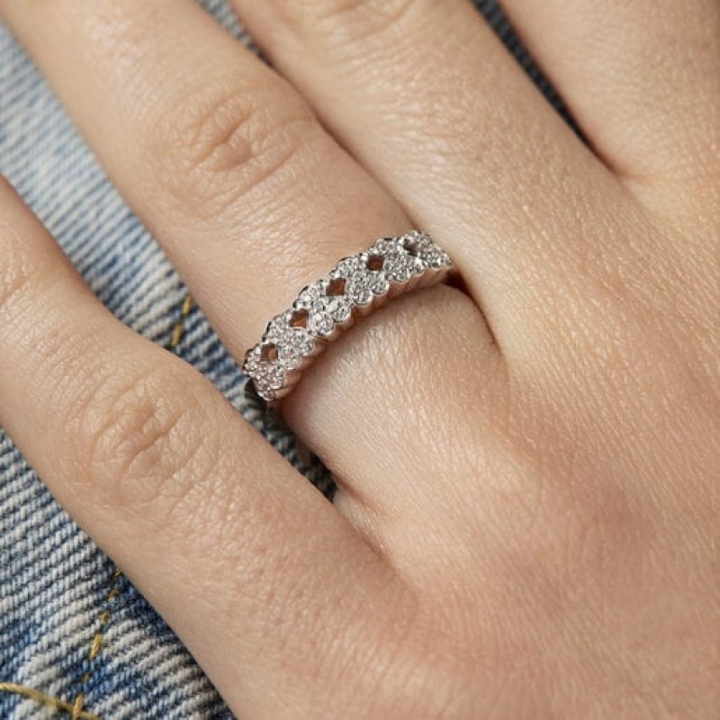 Tous Puppies half band Ring Silber | Österreich-EVTFJB583