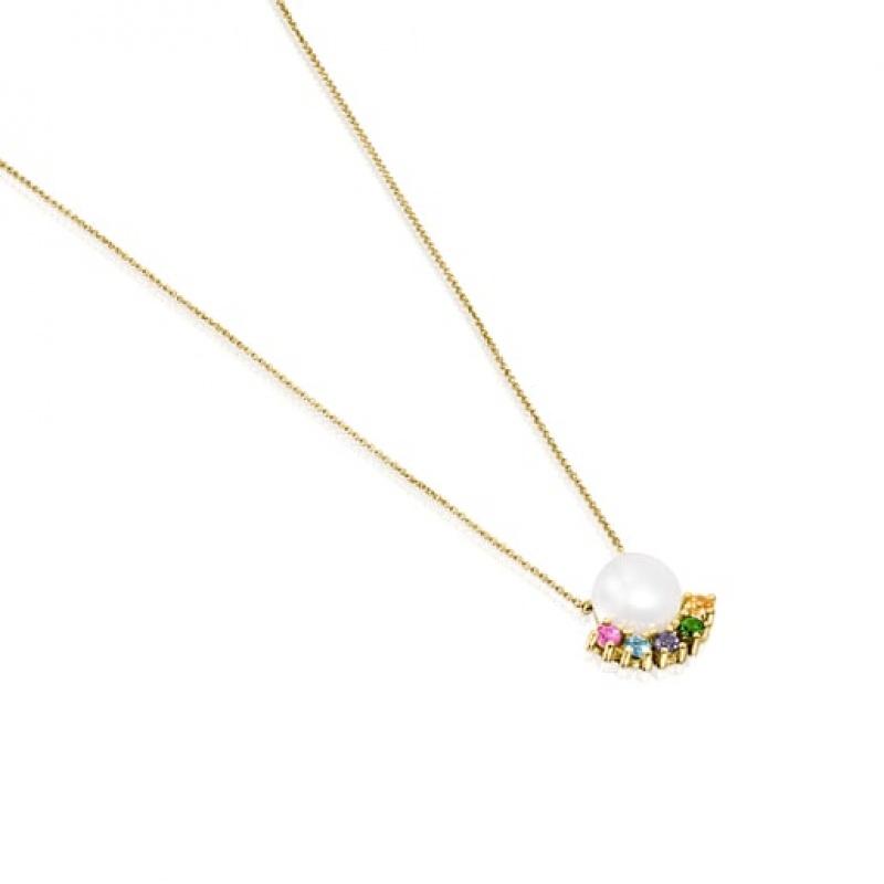 Tous Real Sisy With Pearl Gemstones Halskette Gold | Österreich-WKPNTF096