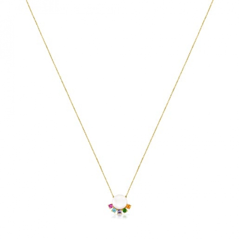 Tous Real Sisy With Pearl Gemstones Halskette Gold | Österreich-WKPNTF096