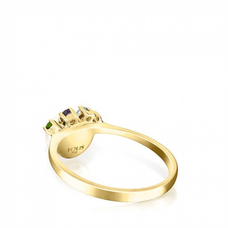 Tous Real Sisy With Small Pearl Ring Gold | Österreich-TQNHAE870