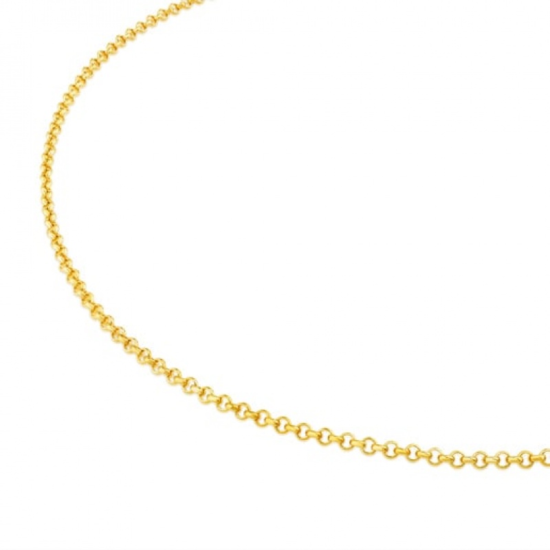 Tous Rings 45 Cm Chain Halskette Gold | Österreich-ZWBHCQ876