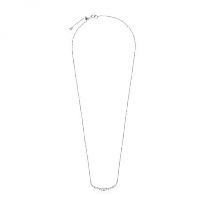 Tous Riviere With Diamonds Halskette Silber | Österreich-XTURBS593