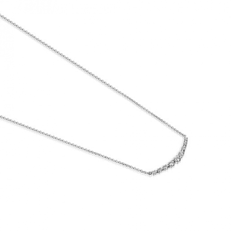 Tous Riviere With Diamonds Halskette Silber | Österreich-XTURBS593