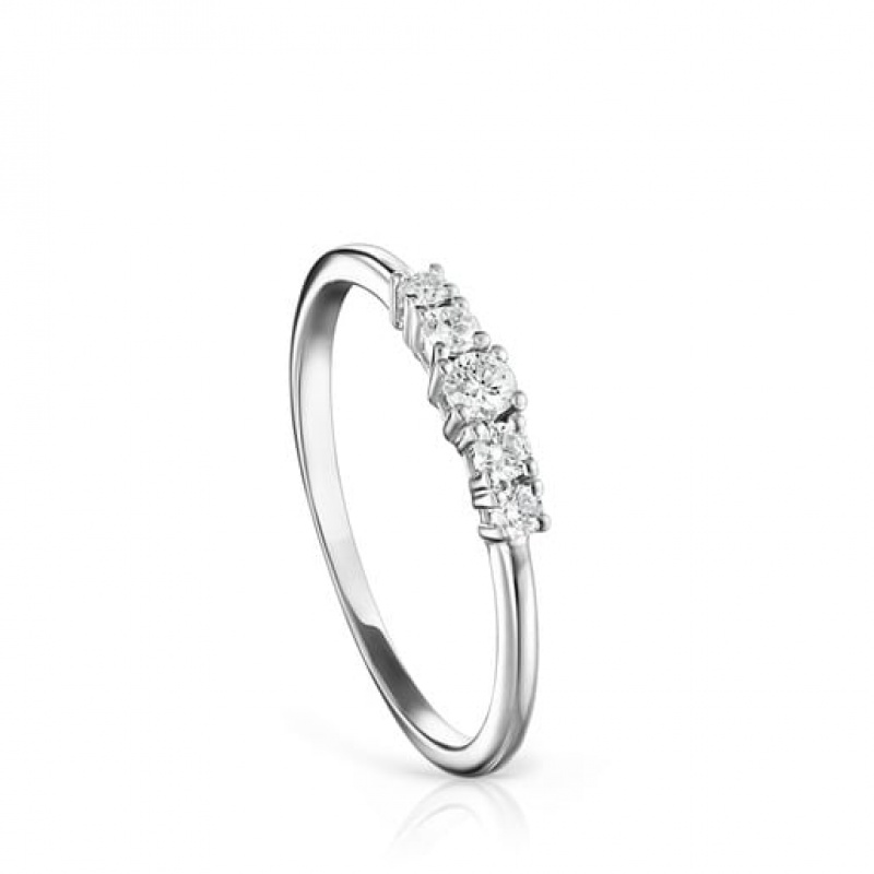 Tous Riviere With Diamonds Ring Silber | Österreich-MZQWUH639