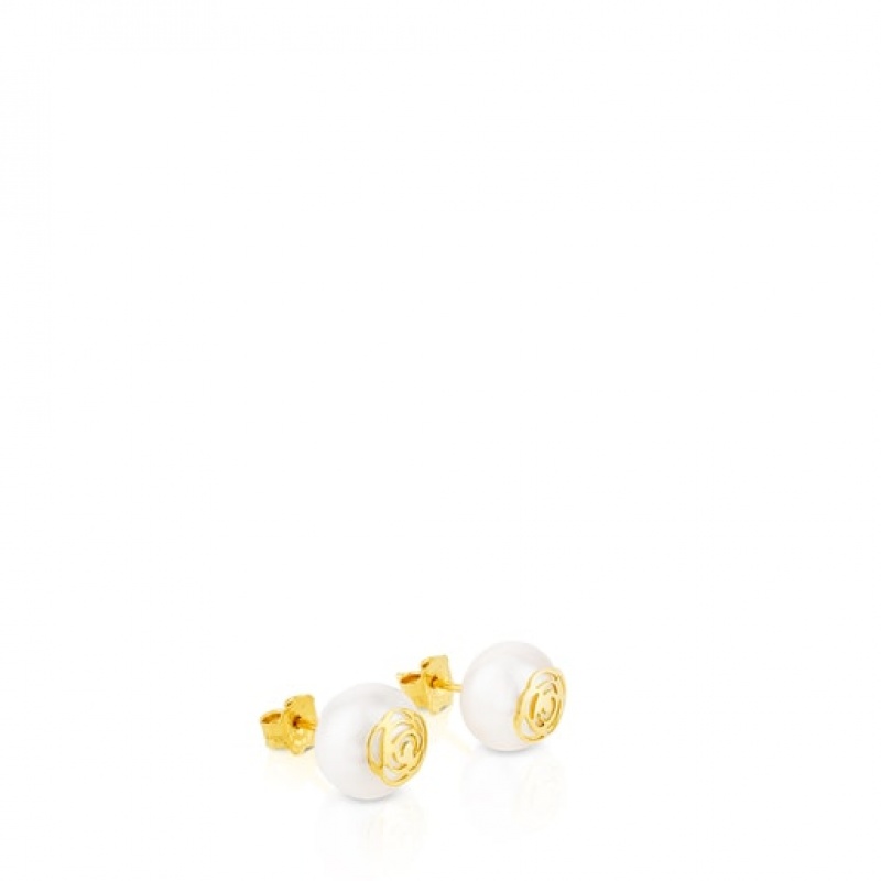 Tous Rosa D Abril With Pearl Ohrringe Gold | Österreich-GHBZJM705