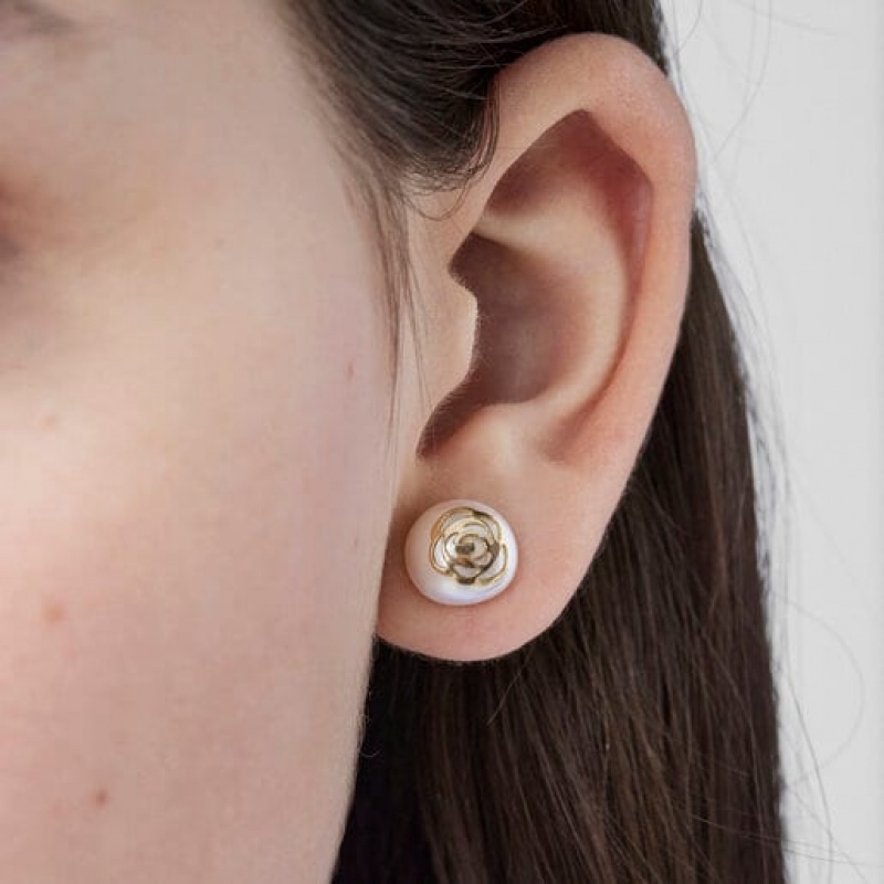 Tous Rosa D Abril With Pearl Ohrringe Gold | Österreich-GHBZJM705