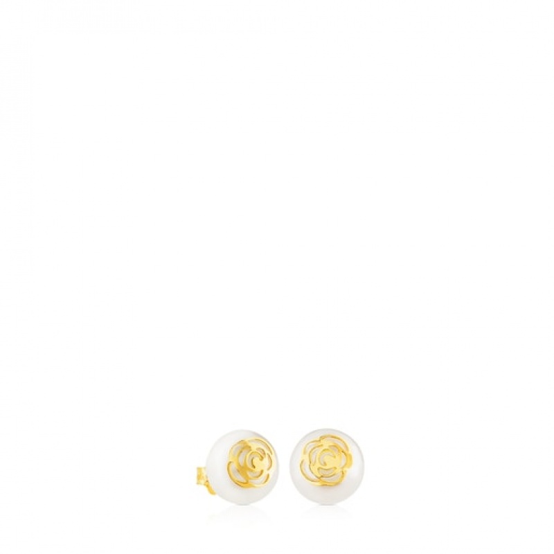 Tous Rosa D Abril With Pearl Ohrringe Gold | Österreich-GHBZJM705